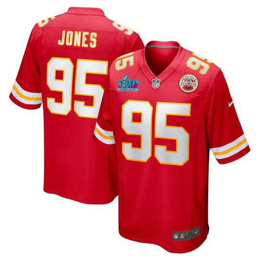 Camisa NFL Super Bowl LVII Patch Game Jersey Vermelha