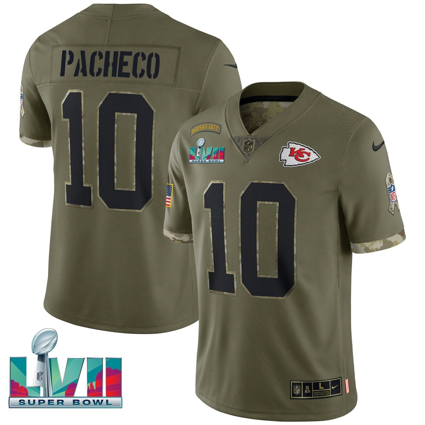 Camisa NFL Super Bowl LVII Salute To Service Player Jersey