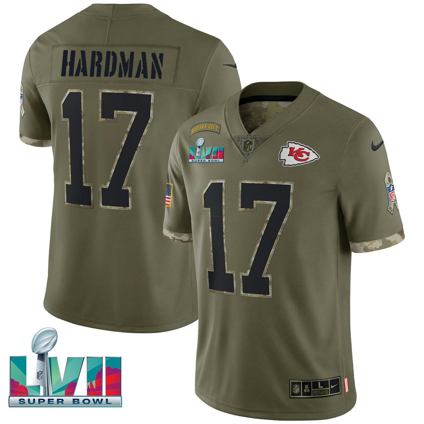 Camisa NFL Super Bowl LVII Salute To Service Player Jersey