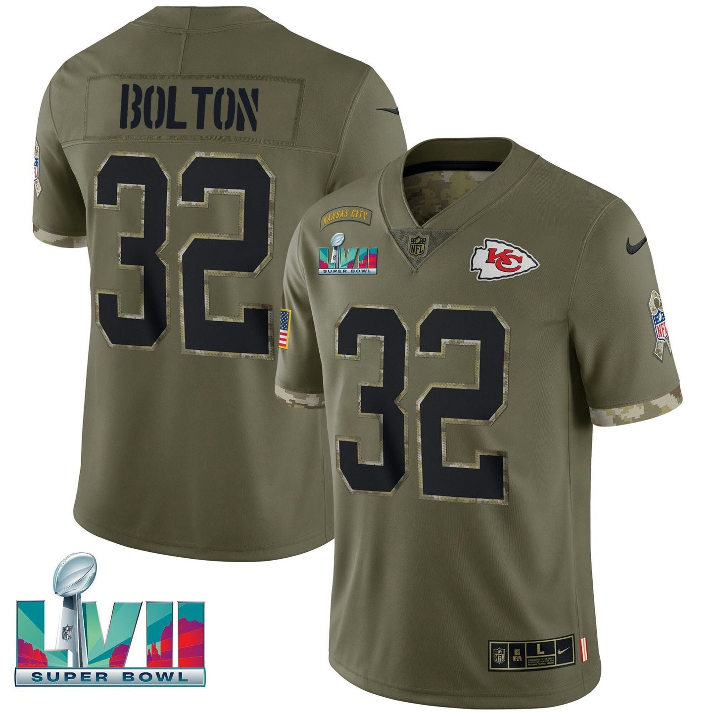 Camisa NFL Super Bowl LVII Salute To Service Player Jersey