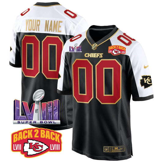 Camisa NFL Super Bowl LVIII & Back 2 Back Patch Game Jersey