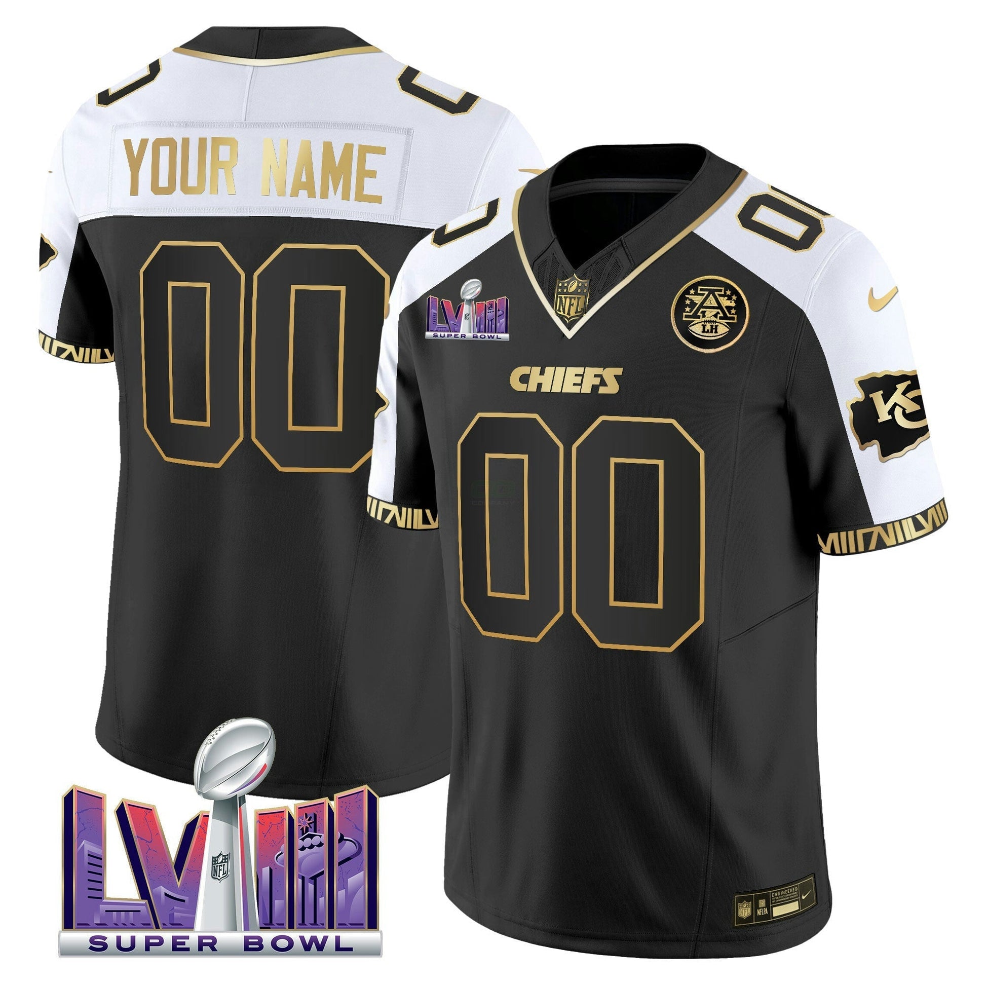 Camisa NFL Super Bowl LVIII Pattern Vapor Jersey