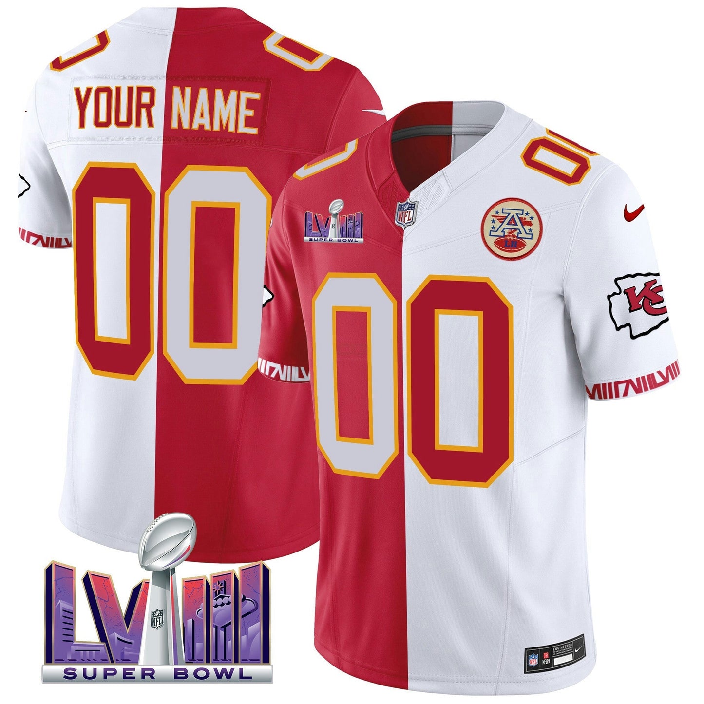 Camisa NFL Super Bowl LVIII Pattern Vapor Jersey