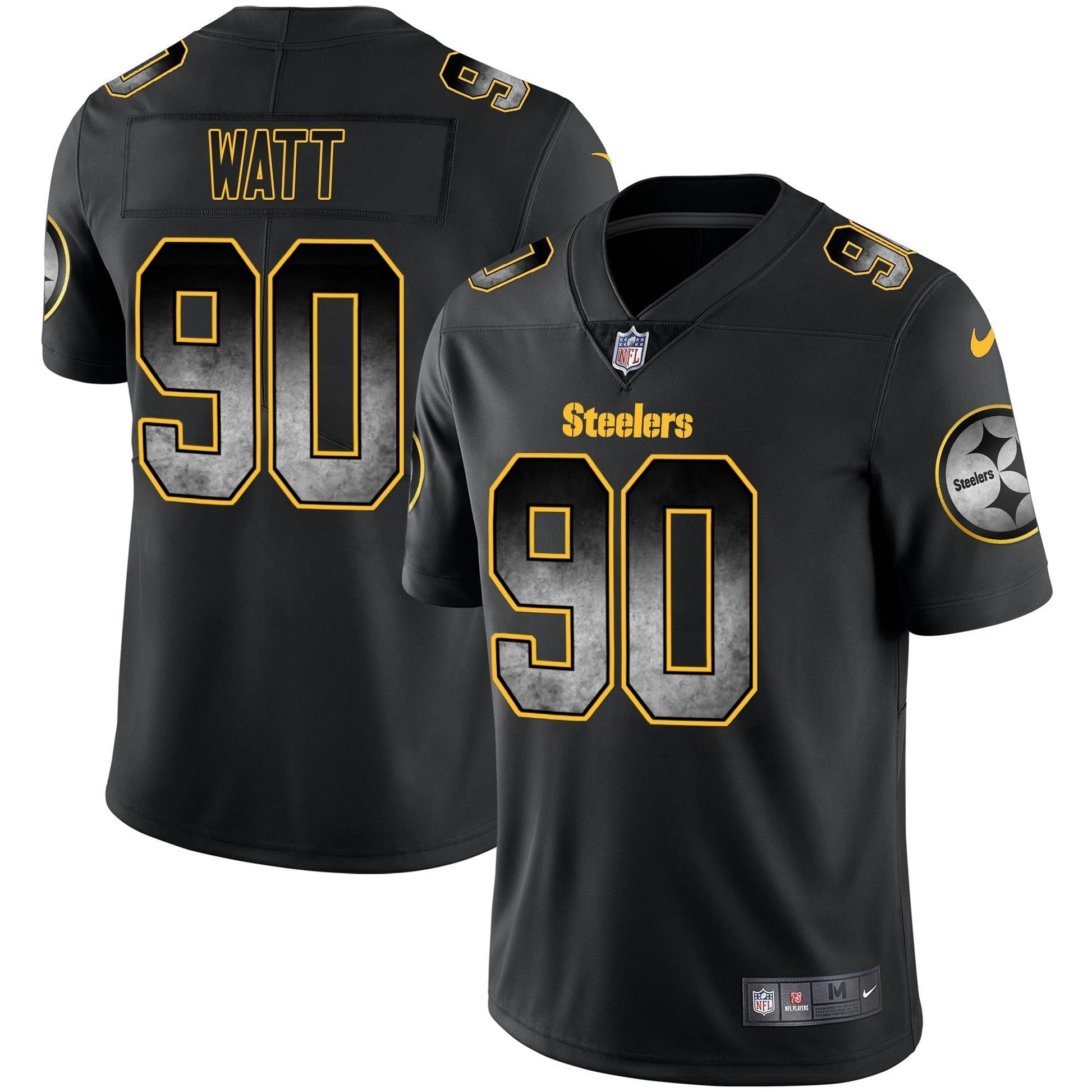 Camisa NFL T. J. Watt Pittsburgh Jersey - Preta