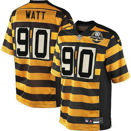 Camisa NFL T.J. Watt Pittsburgh Throwback Bumblebee Jersey