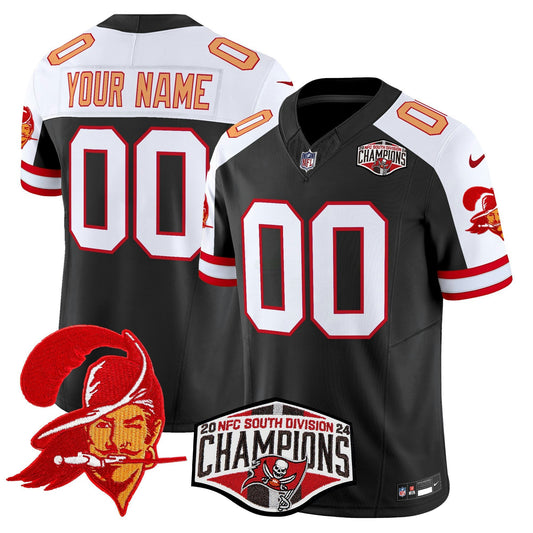 Camisa NFL Tampa Bay Creamsicle 2024 NFC South Division Champions Patch Vapor Limited Jersey