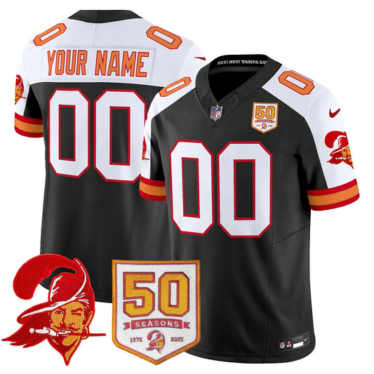 Camisa NFL Tampa Bay Throwback 50th Season Patch Vapor Limited Jersey