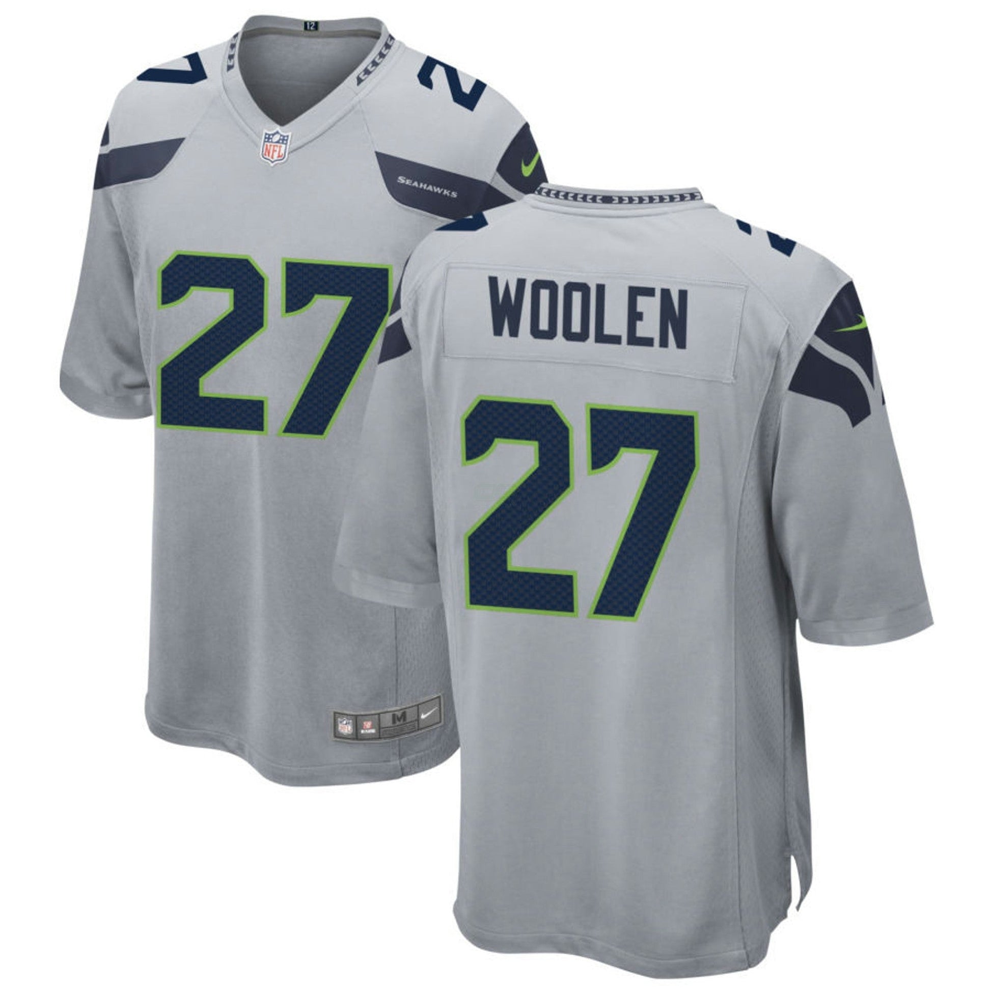 Camisa NFL Tariq Woolen Seattle Gray Jersey - Cinza