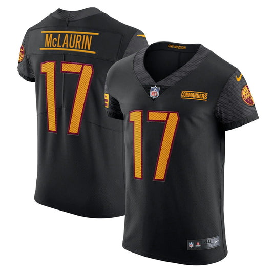 Camisa NFL Terry McLaurin Washington Black Vapor Elite Jersey