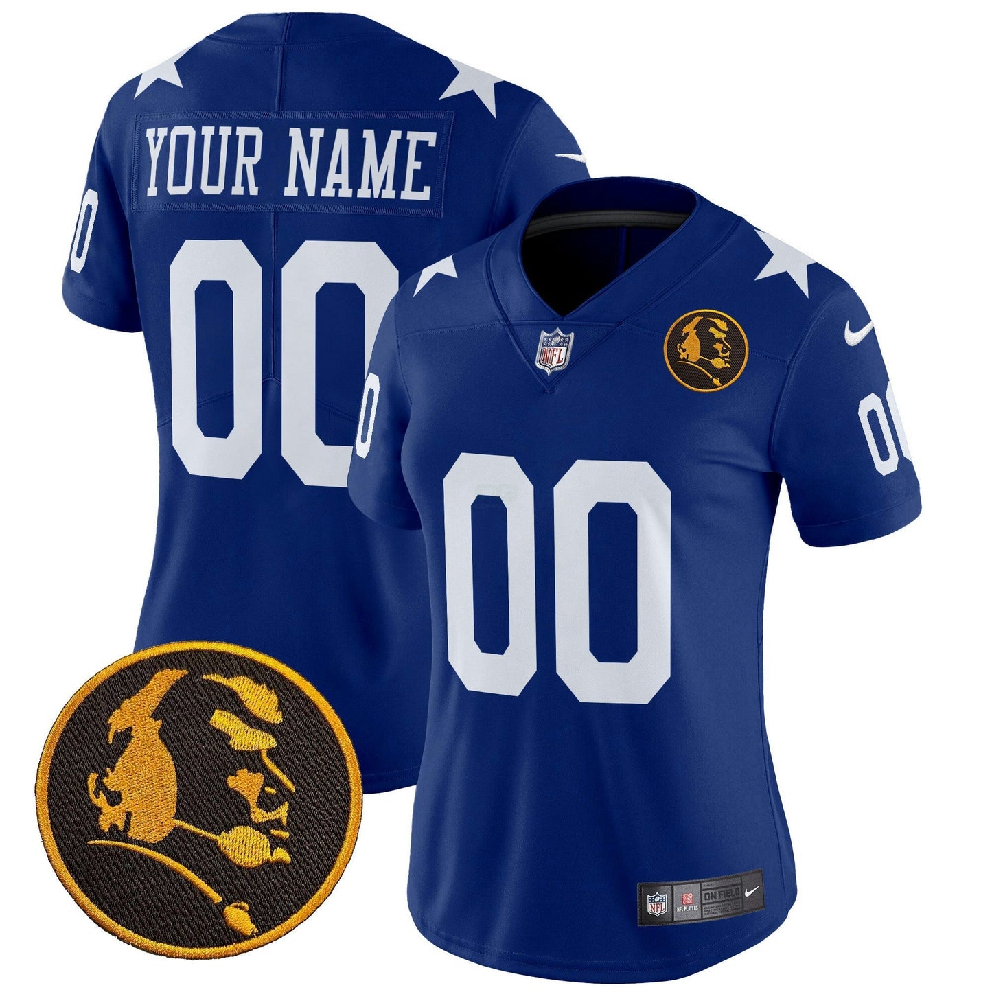 Camisa NFL Texas & John Madden Patch Vapor Limited Jersey V2