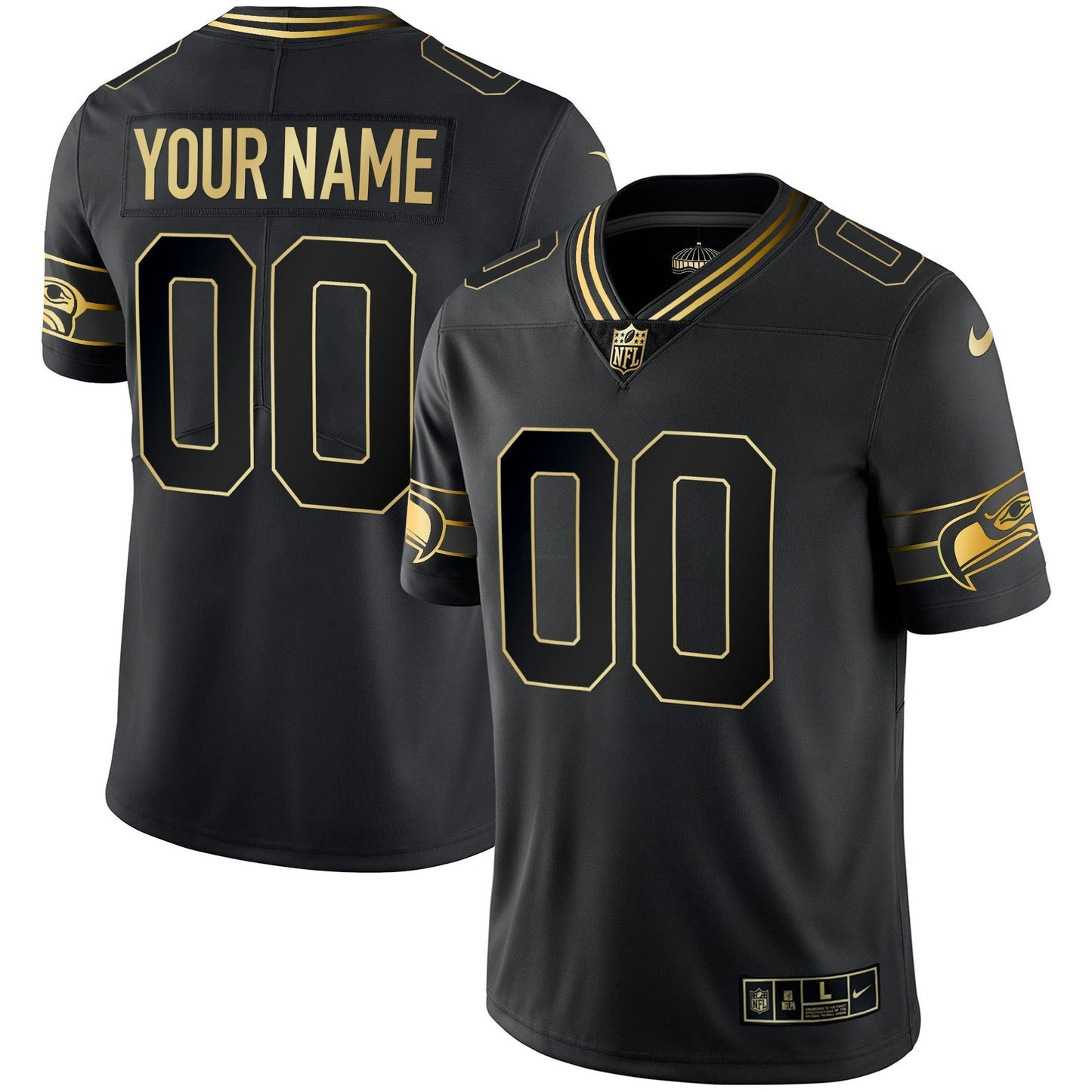 Camisa NFL Throwback & Dourada Jersey