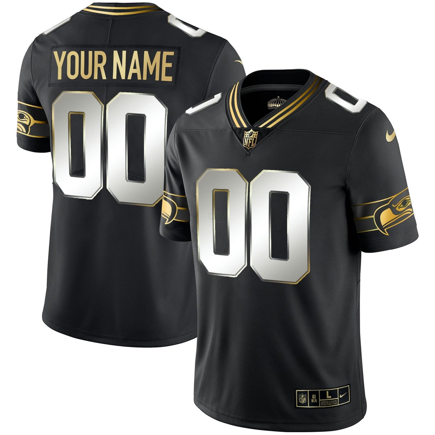 Camisa NFL Throwback & Dourada Jersey