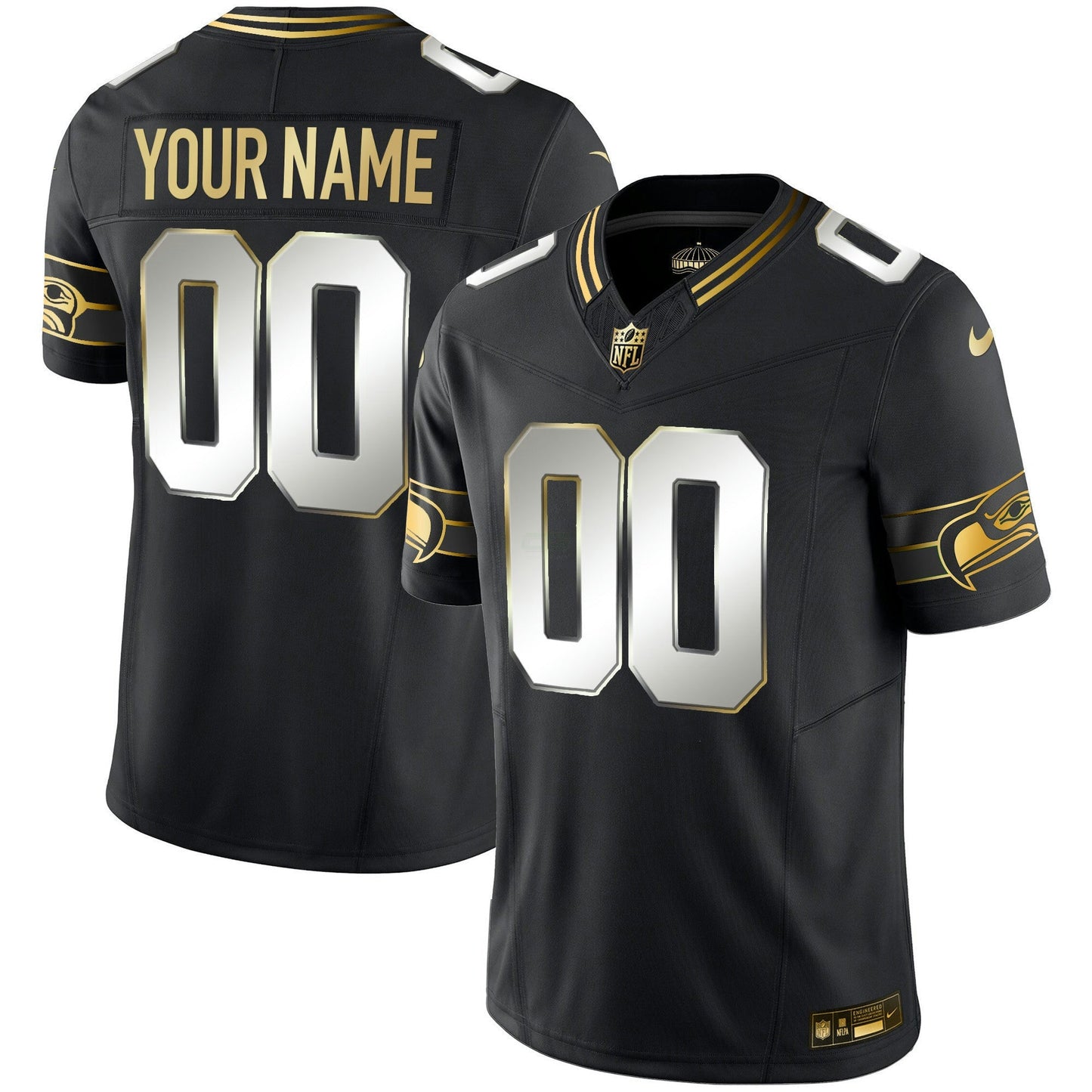 Camisa NFL Throwback & Dourada Vapor Limited Jersey V2