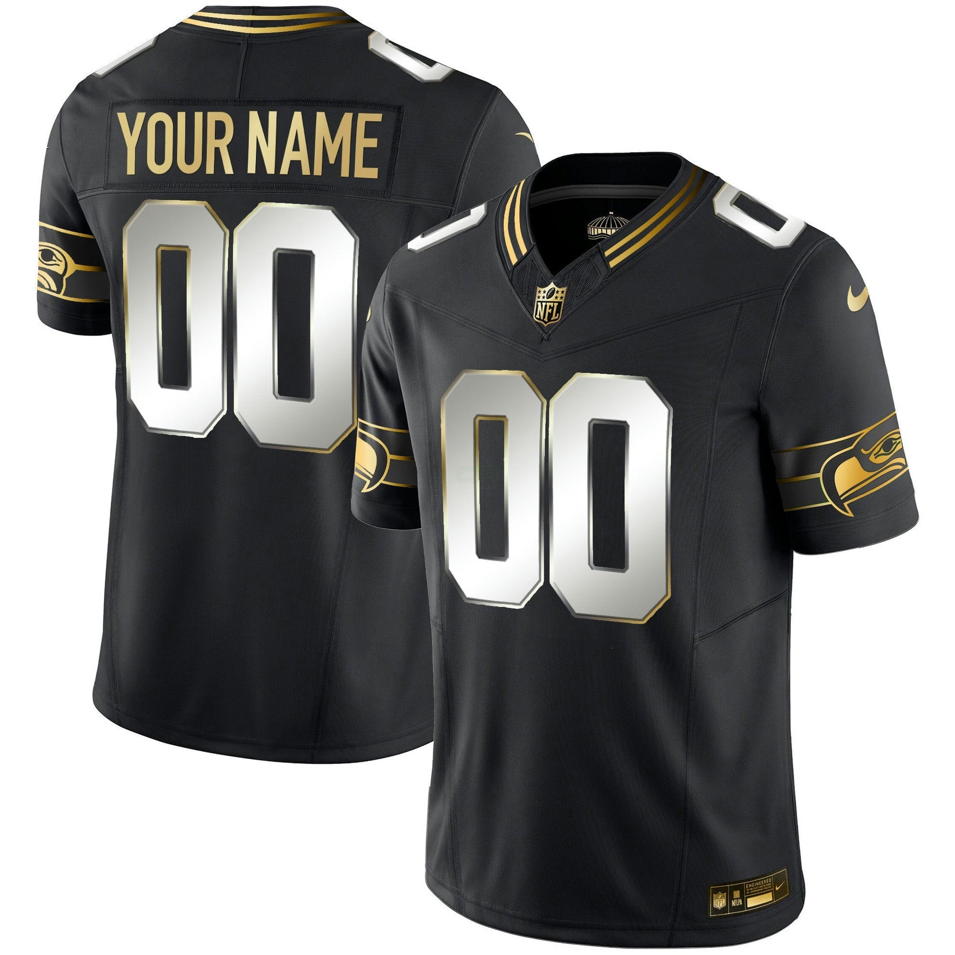 Camisa NFL Throwback & Dourada Vapor Limited Jersey V2