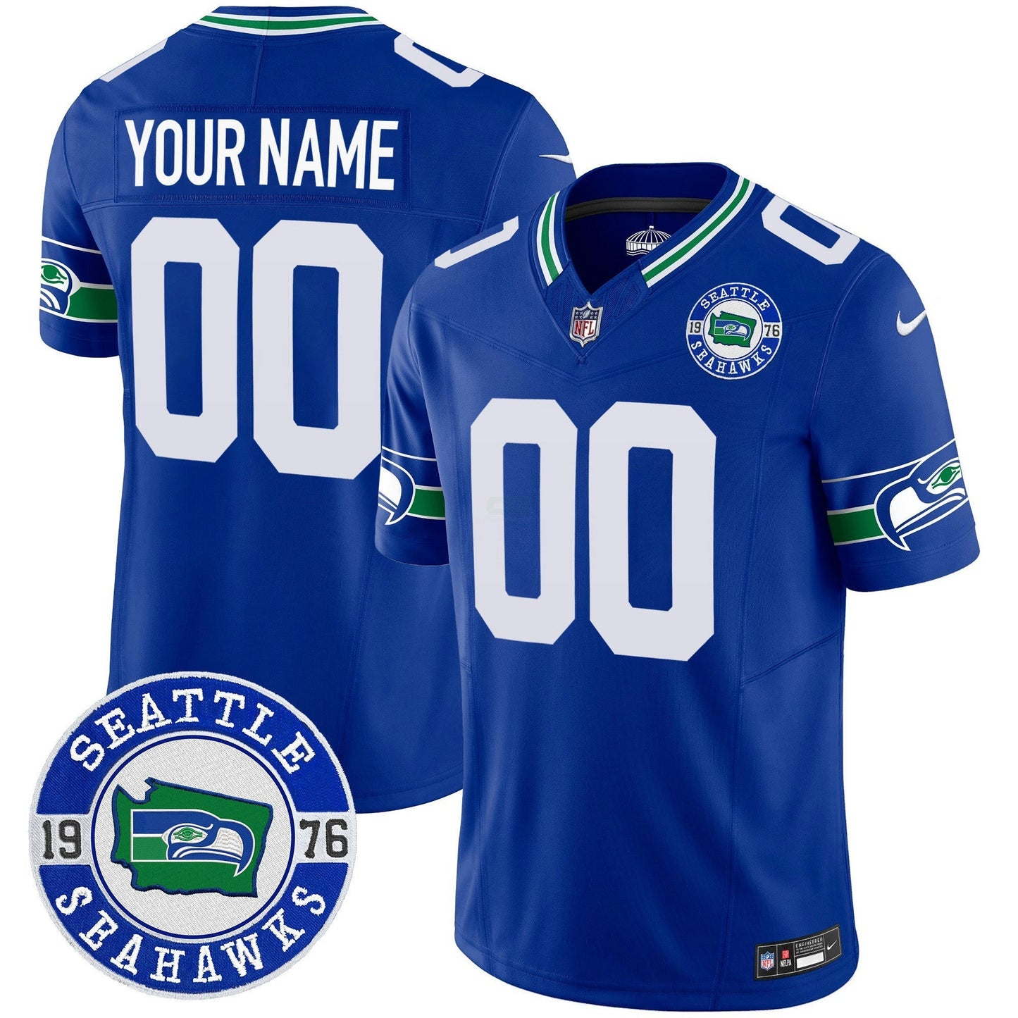 Camisa NFL Throwback Est. 1976 Patch Vapor Limited Jersey