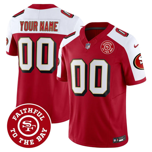 Camisa NFL Throwback Faithful To The Bay Patch Vapor Limited Jersey