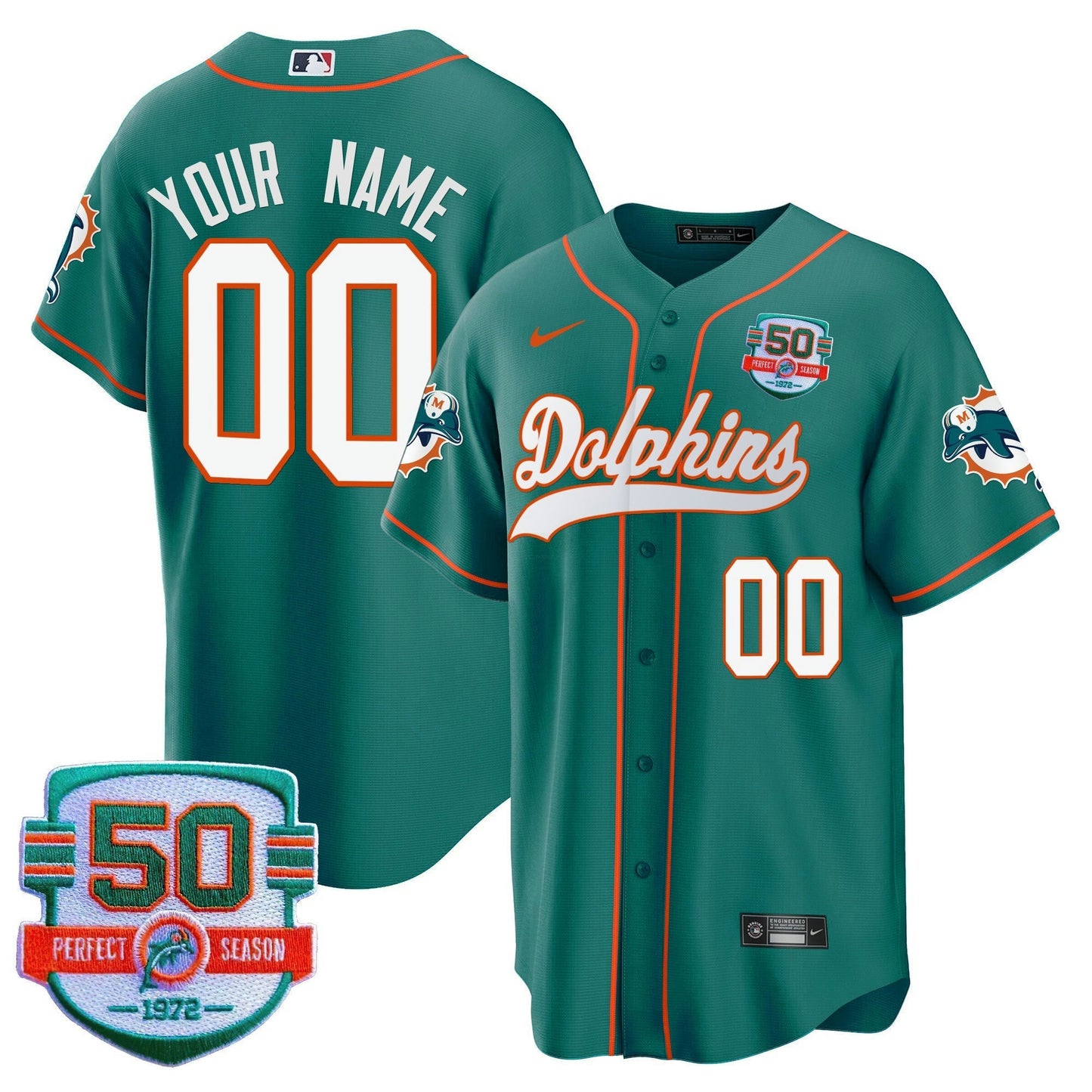 Camisa NFL Miami Dolphins Throwback Jersey