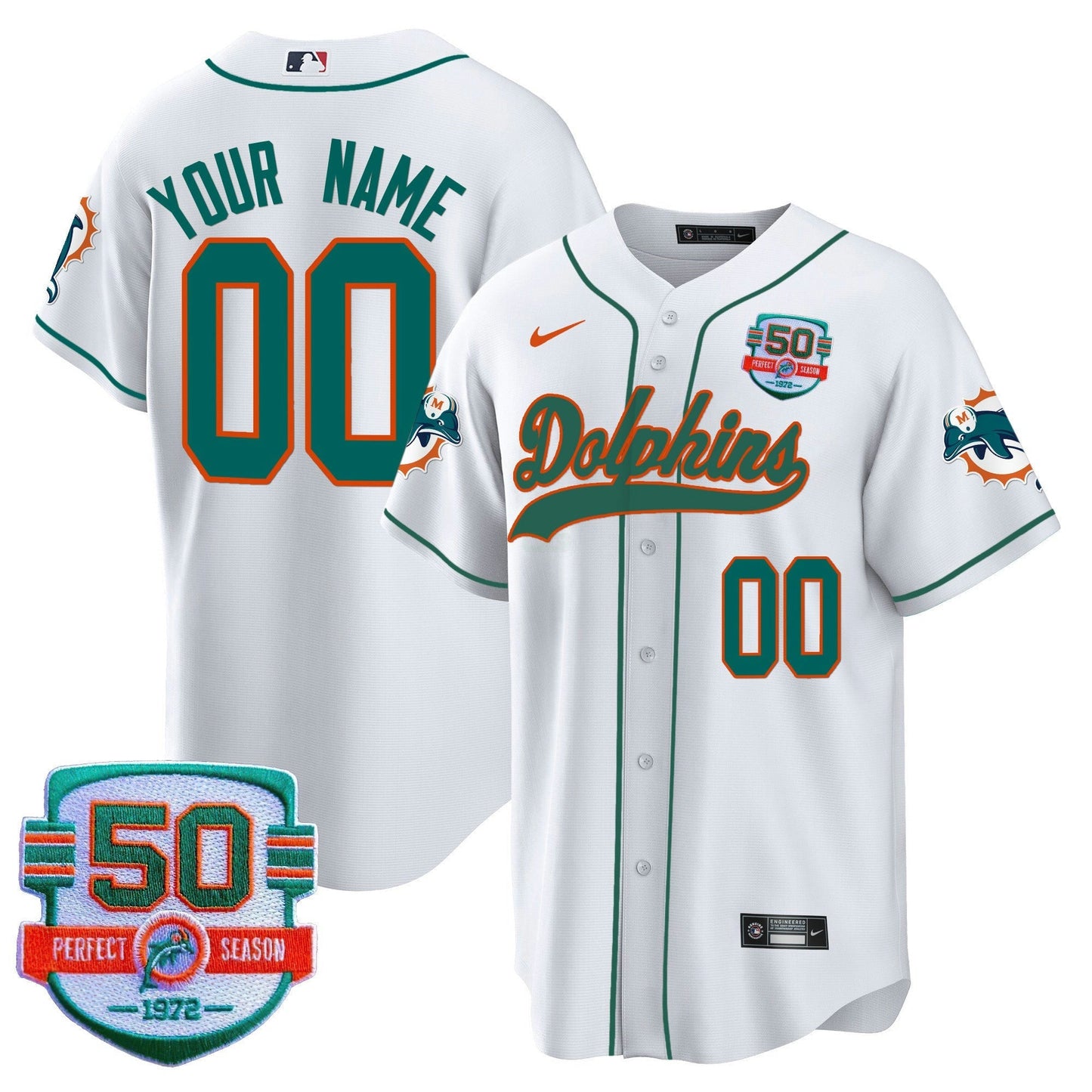 Camisa NFL Miami Dolphins Throwback Jersey
