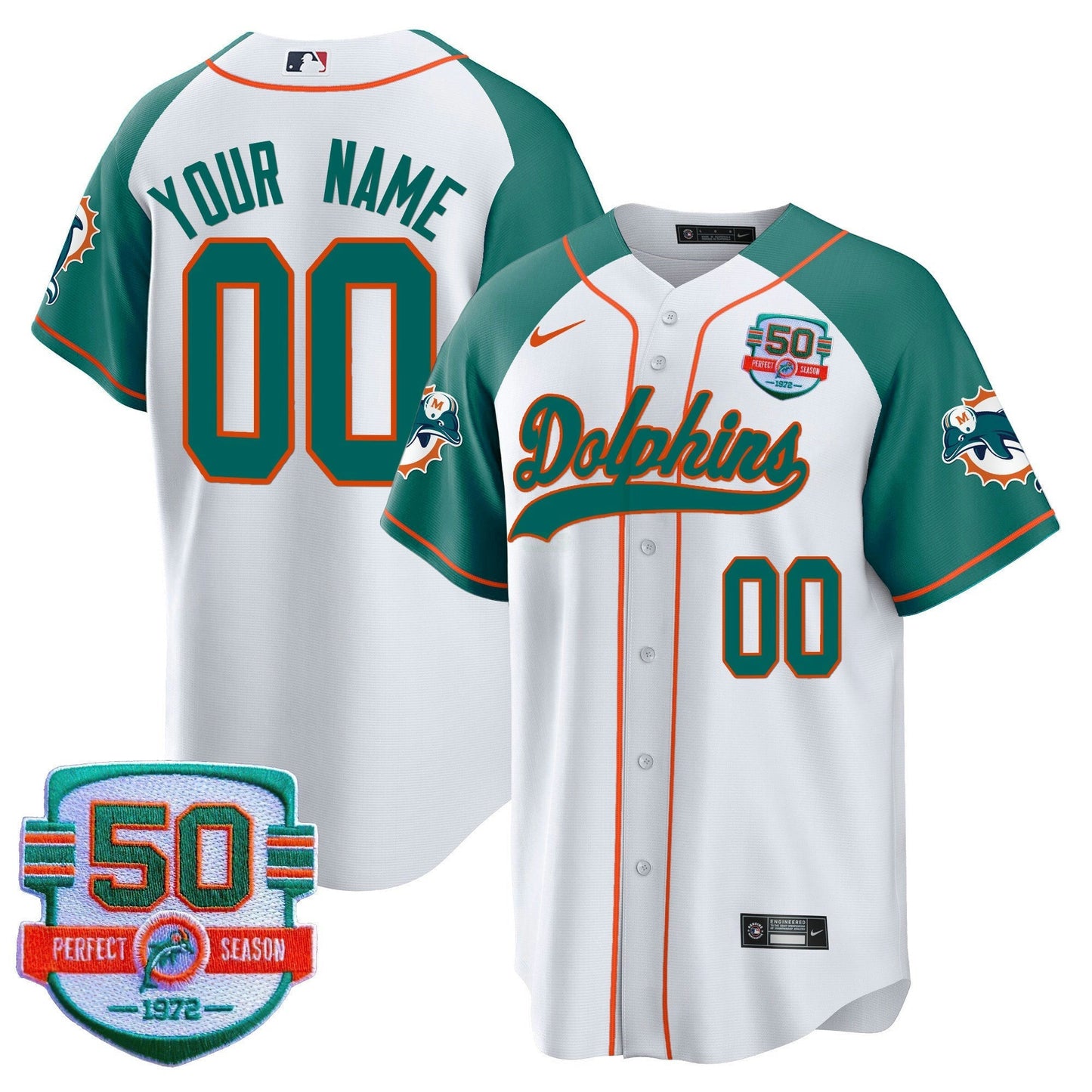 Camisa NFL Miami Dolphins Throwback Jersey