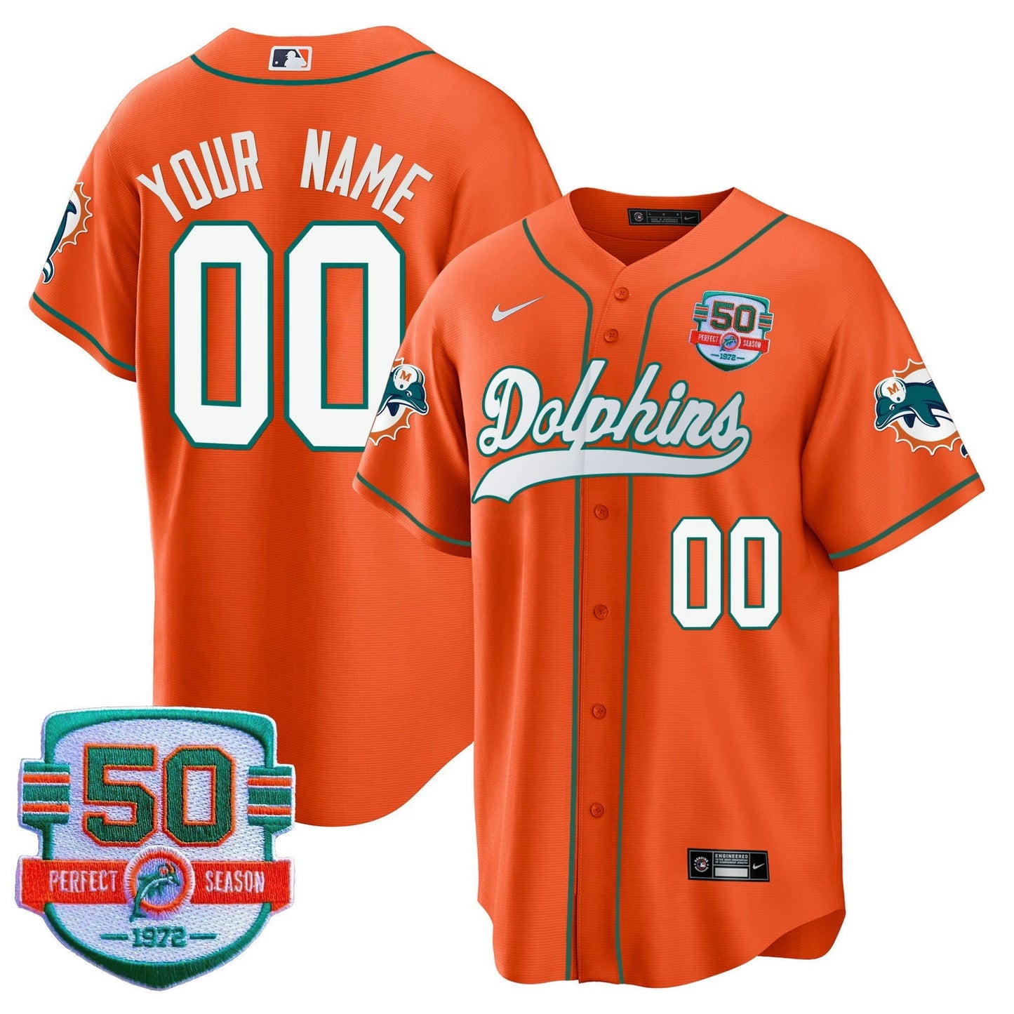 Camisa NFL Miami Dolphins Throwback Jersey