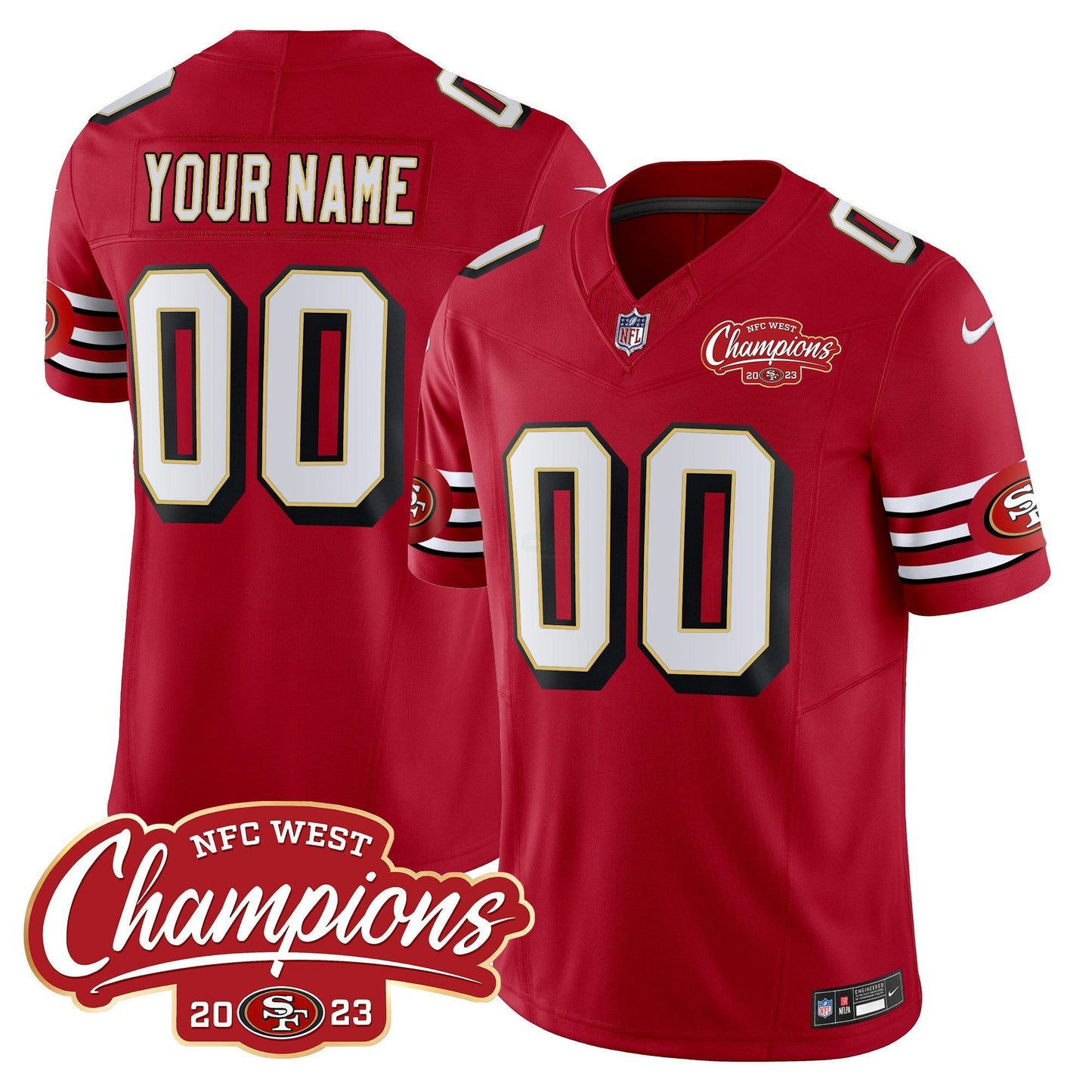 Camisa NFL Throwback NFC West Champions Patch Vapor Jersey