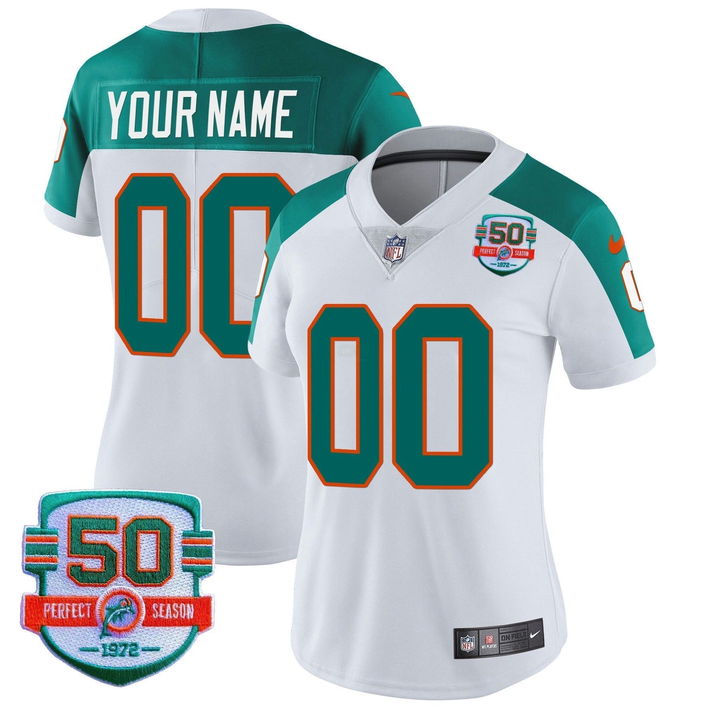 Camisa NFL Miami Dolphins Throwback Vapor Jersey