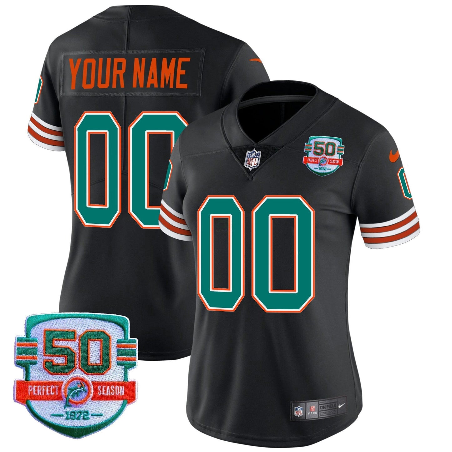 Camisa NFL Miami Dolphins Throwback Vapor Jersey
