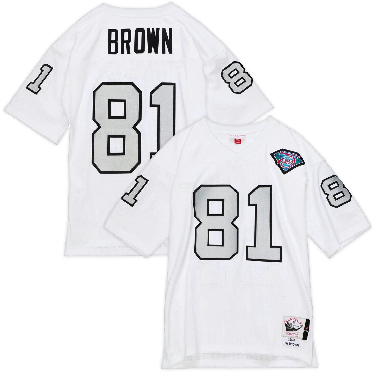 Camisa NFL Tim Brown Throwback 1994 Jersey - Branca