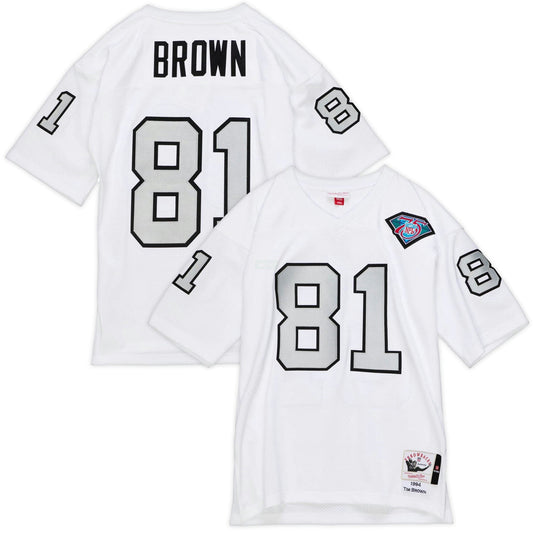 Camisa NFL Tim Brown Throwback 1994 Jersey - Branca