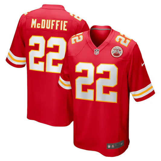 Camisa NFL Trent McDuffie Kansas City Vermelha Jersey - Vermelha