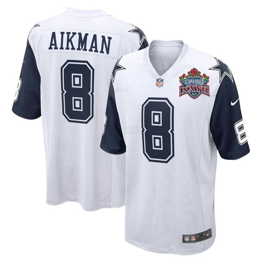 Camisa NFL Troy Aikman Dallas Color Rush Super Bowl Patch Jersey - Troy Aikman