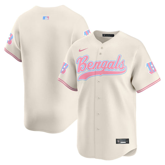Camisa NFL Cincinnati Bengals Unisex Bubblegum Pink Vapor Premier Limited Jersey