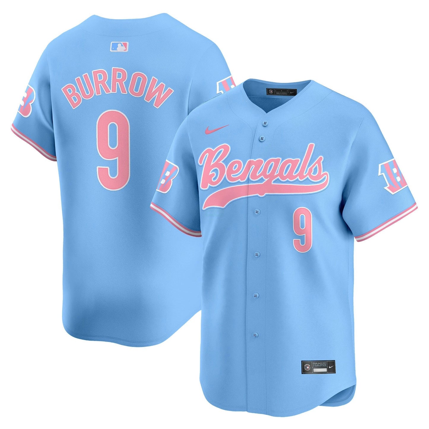 Camisa NFL Cincinnati Bengals Unisex Bubblegum Pink Vapor Premier Limited Jersey