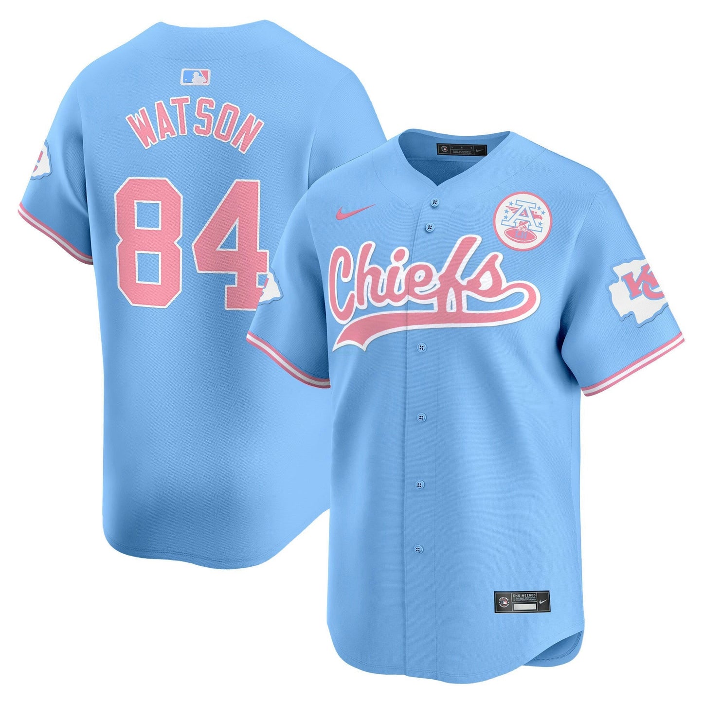 Camisa NFL Kansas City Chiefs Unisex Bubblegum Pink Vapor Premier Limited Jersey