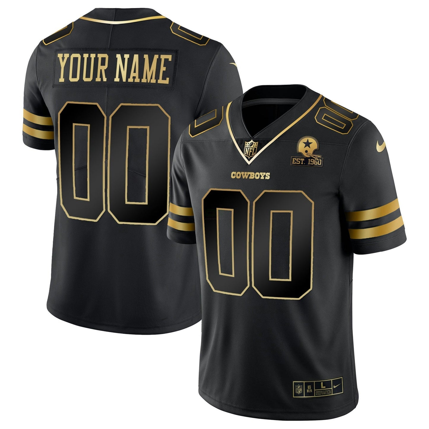 Camisa NFL Vapor Dourada Jersey