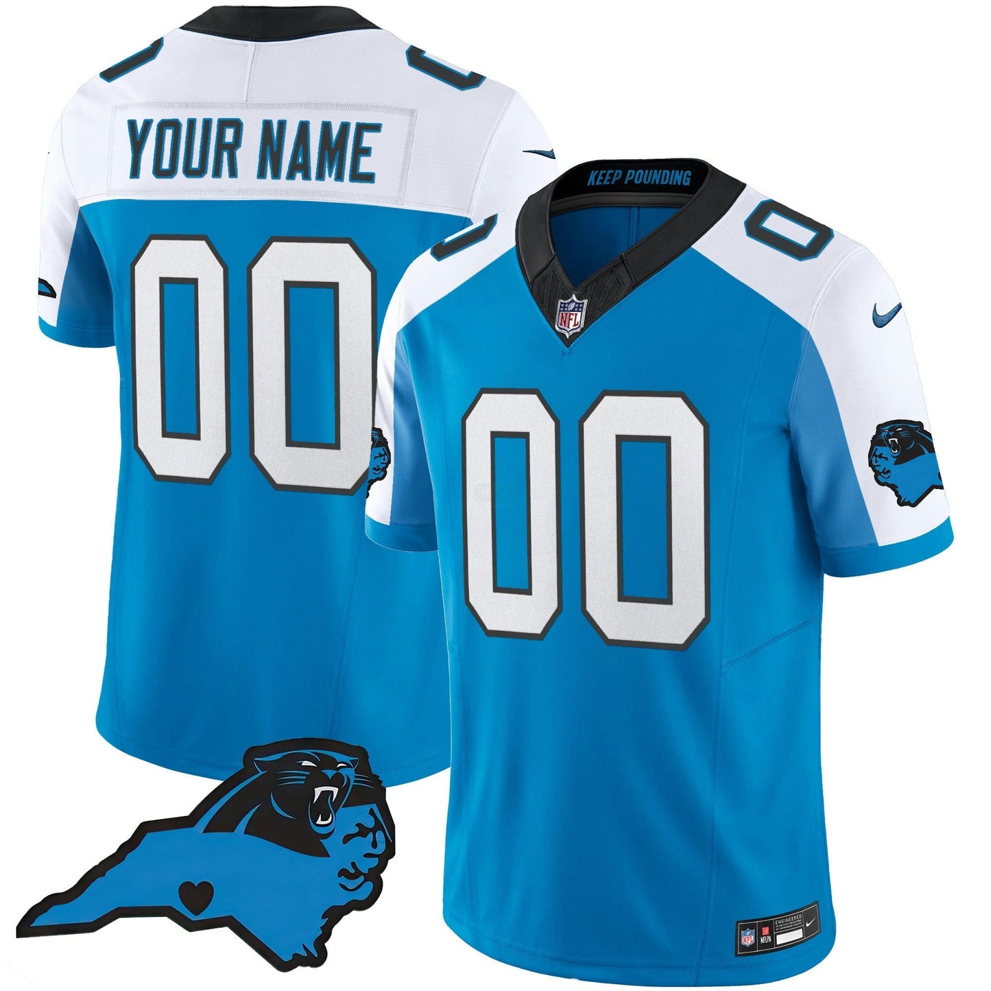 Camisa NFL Vapor Limited Jersey – Carolina Patch