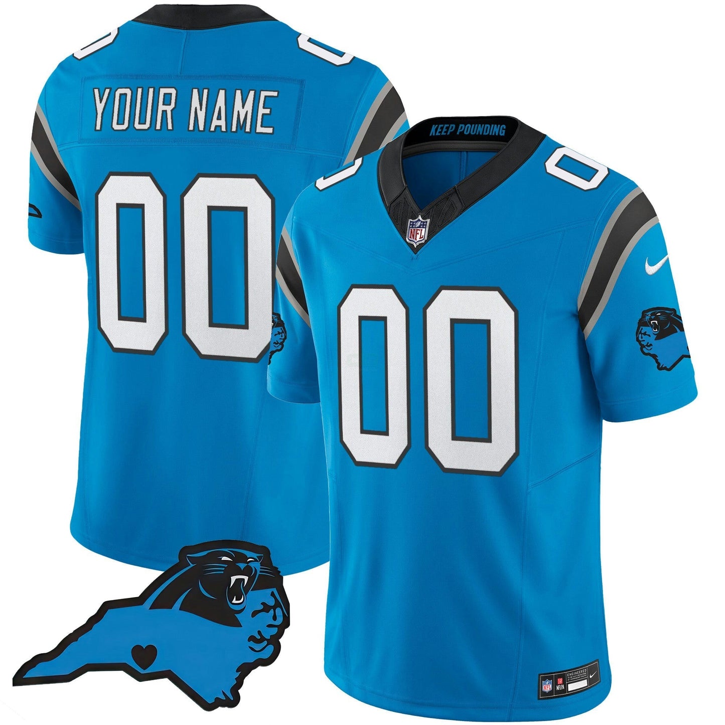 Camisa NFL Vapor Limited Jersey – Carolina Patch