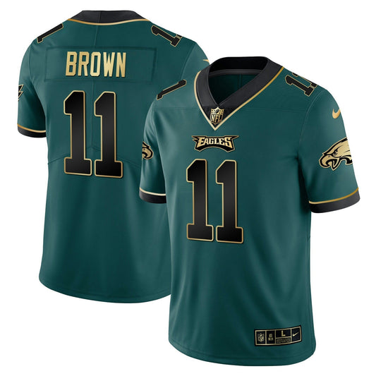 Camisa NFL Vapor Preta Midnight Verde Dourada Limited