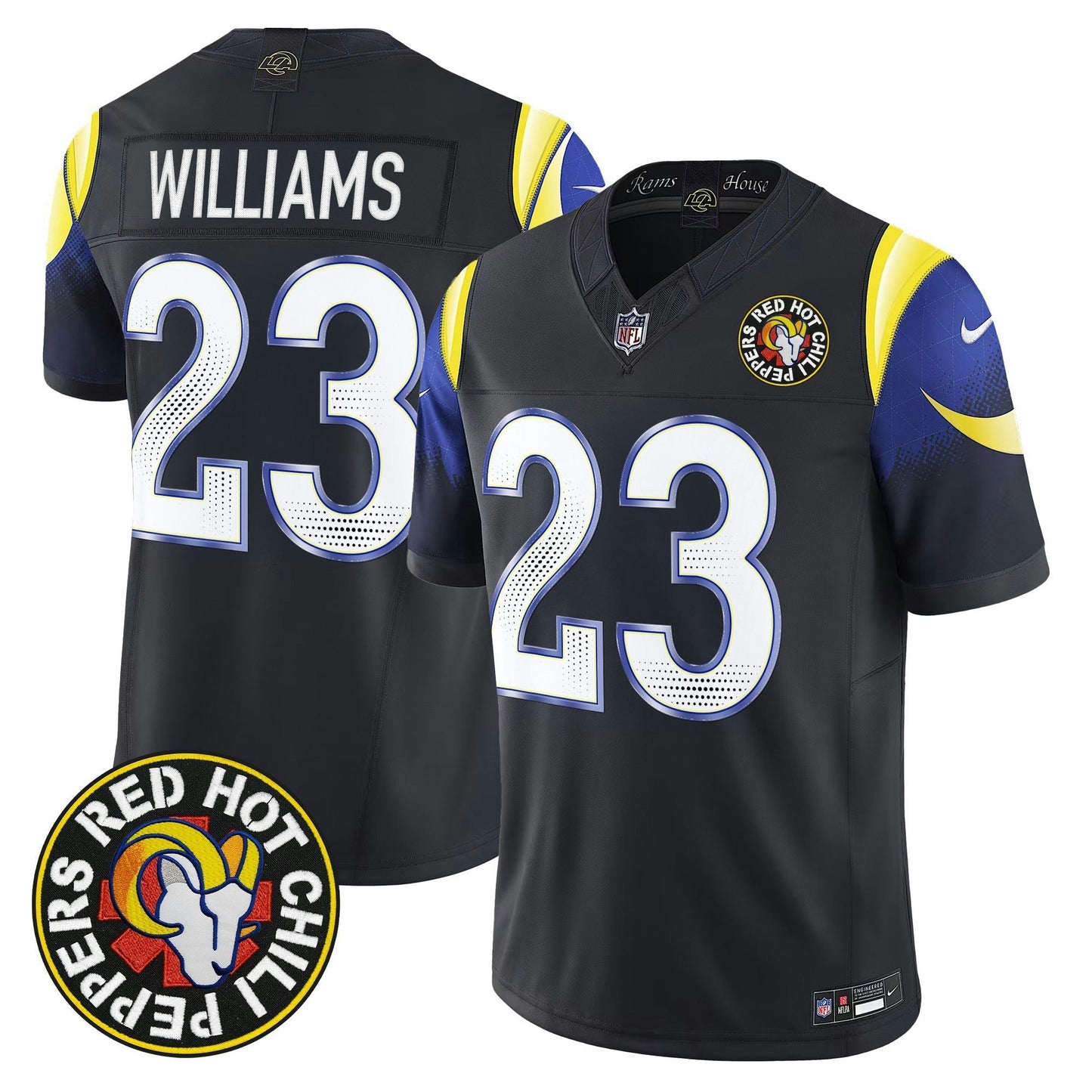 Camisa NFL Vermelha Hot Chili Peppers x Los Angeles Vapor Limited Jersey