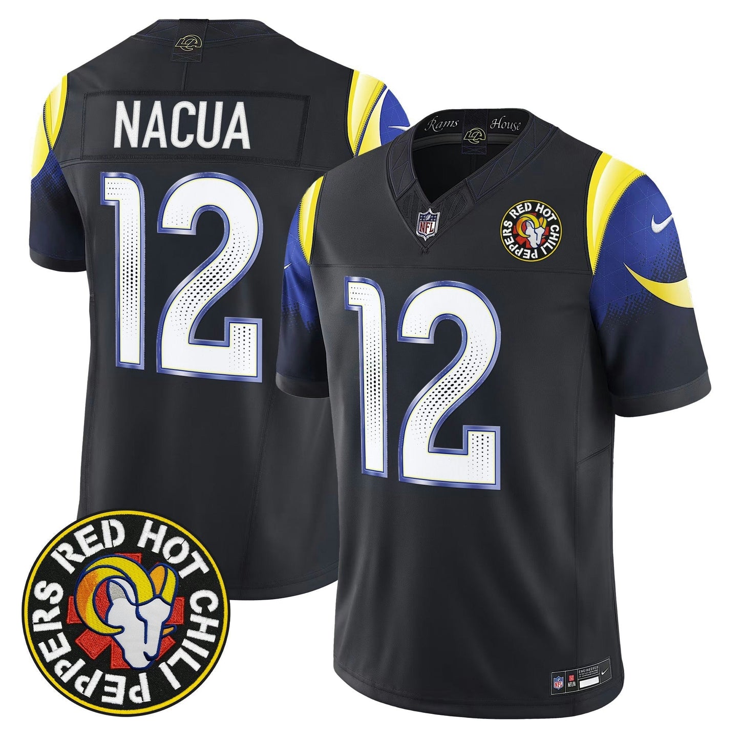 Camisa NFL Vermelha Hot Chili Peppers x Los Angeles Vapor Limited Jersey