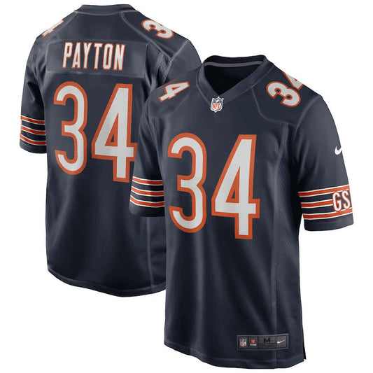 Camisa NFL Walter Payton Chicago GSH Azul Marinho Game Jersey - Azul Marinho