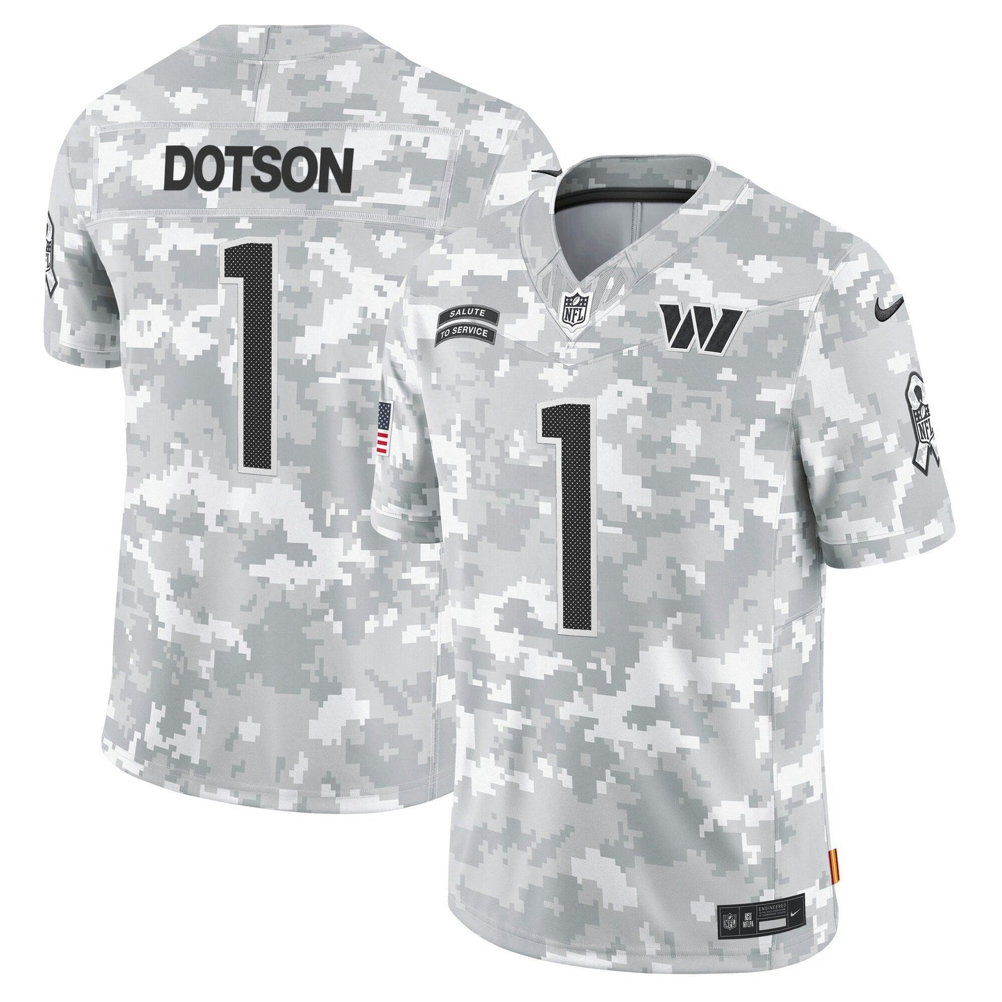 Camisa NFL Washington 2024 Salute to Service Vapor Limited Jersey – Arctic Camo