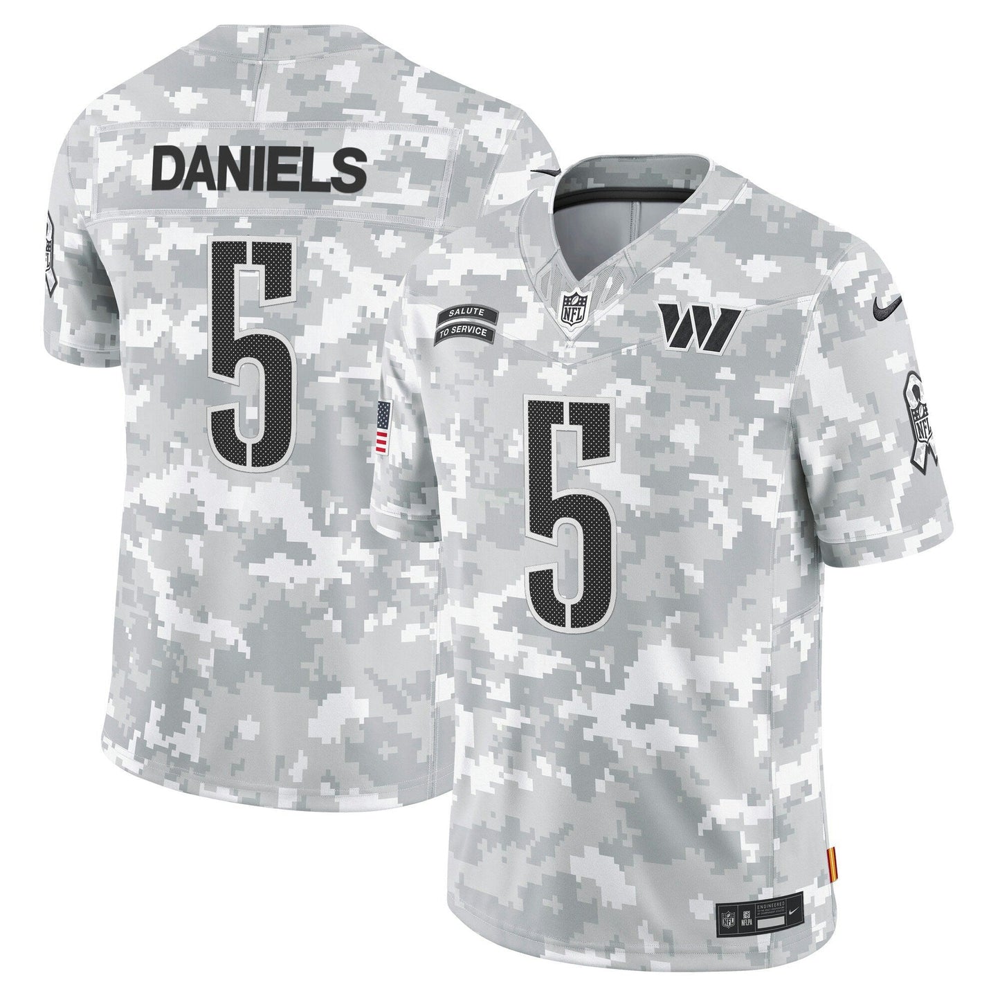 Camisa NFL Washington 2024 Salute to Service Vapor Limited Jersey – Arctic Camo