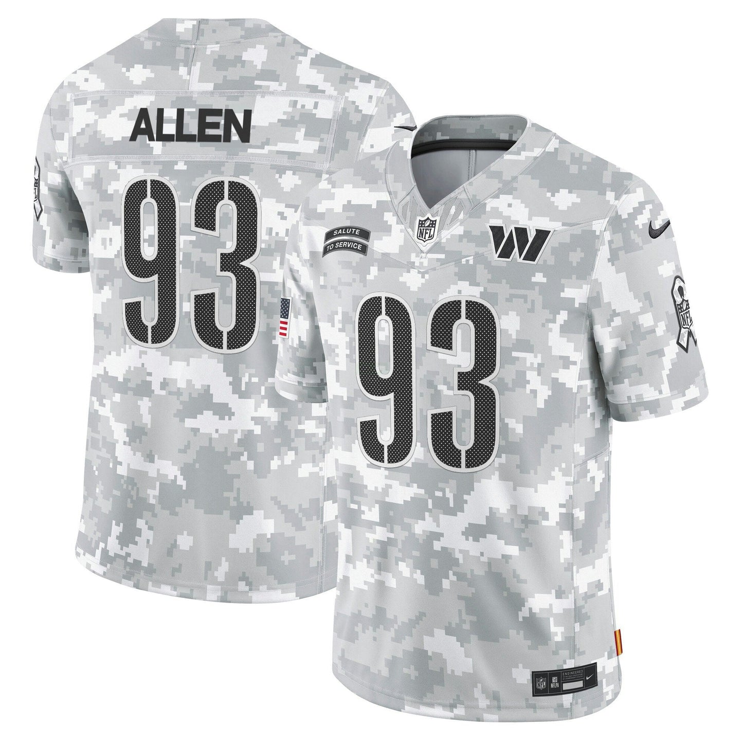 Camisa NFL Washington 2024 Salute to Service Vapor Limited Jersey – Arctic Camo