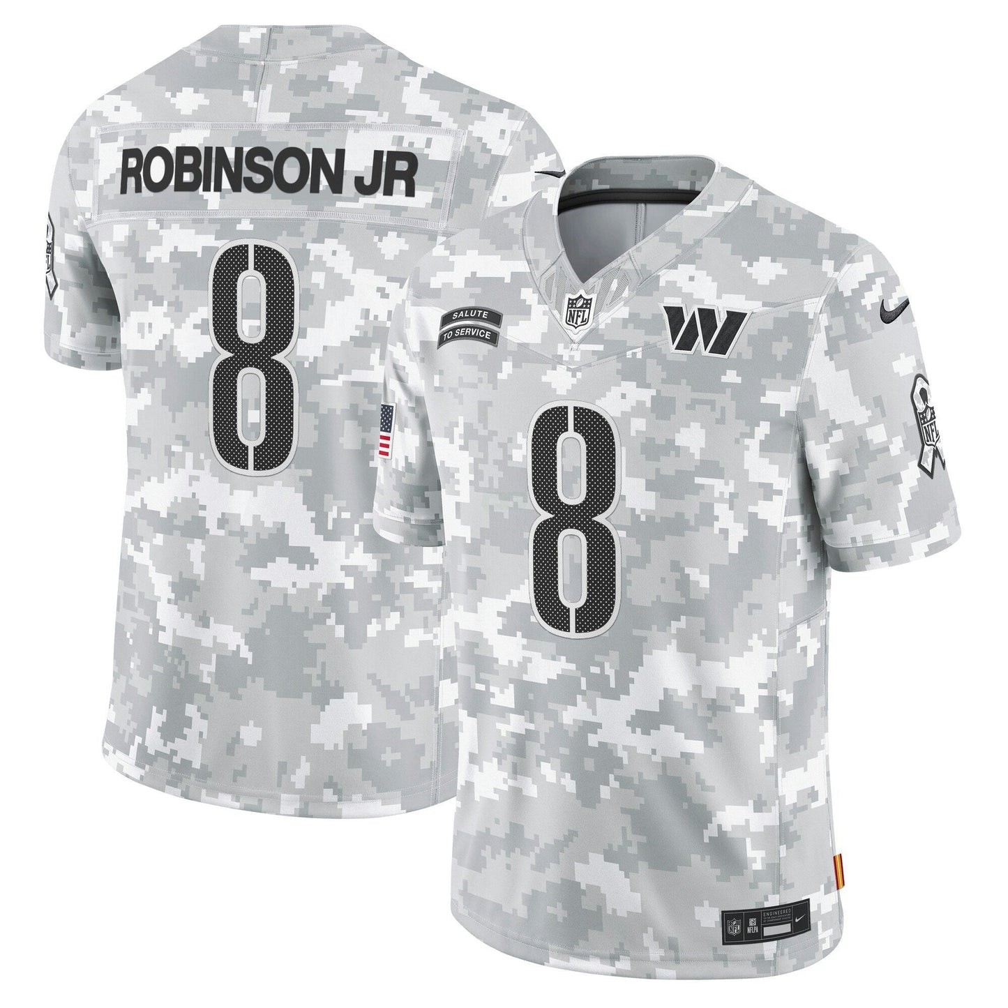 Camisa NFL Washington 2024 Salute to Service Vapor Limited Jersey – Arctic Camo