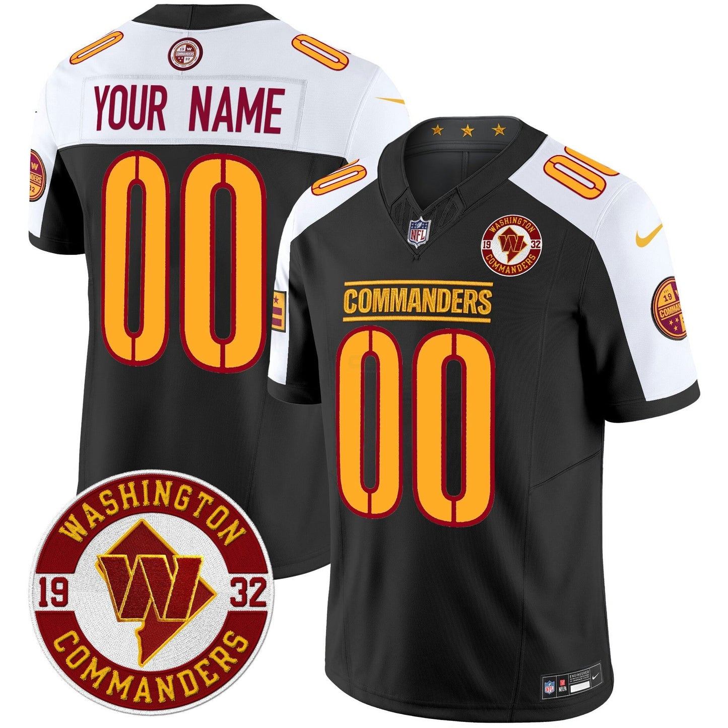 Camisa NFL Washington 2024 Vapor Limited Jersey – Est. 1932 Patch