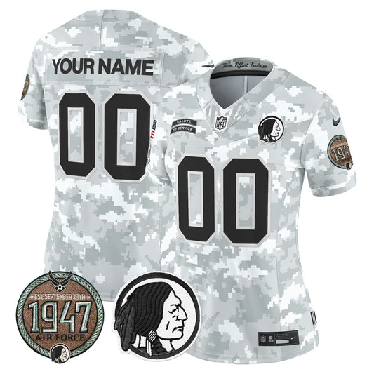 Camisa NFL Washington Commanders Washington Redskins 2024 Salute to Service Establishment Year Patch Vapor Limited Jersey