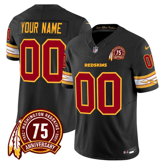 Camisa NFL Washington Commanders Washington Redskins 75th Patch Vapor Limited Jersey