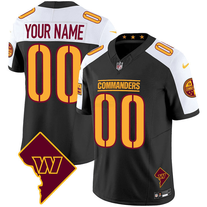 Camisa NFL Washington Washington DC Map Patch Jersey