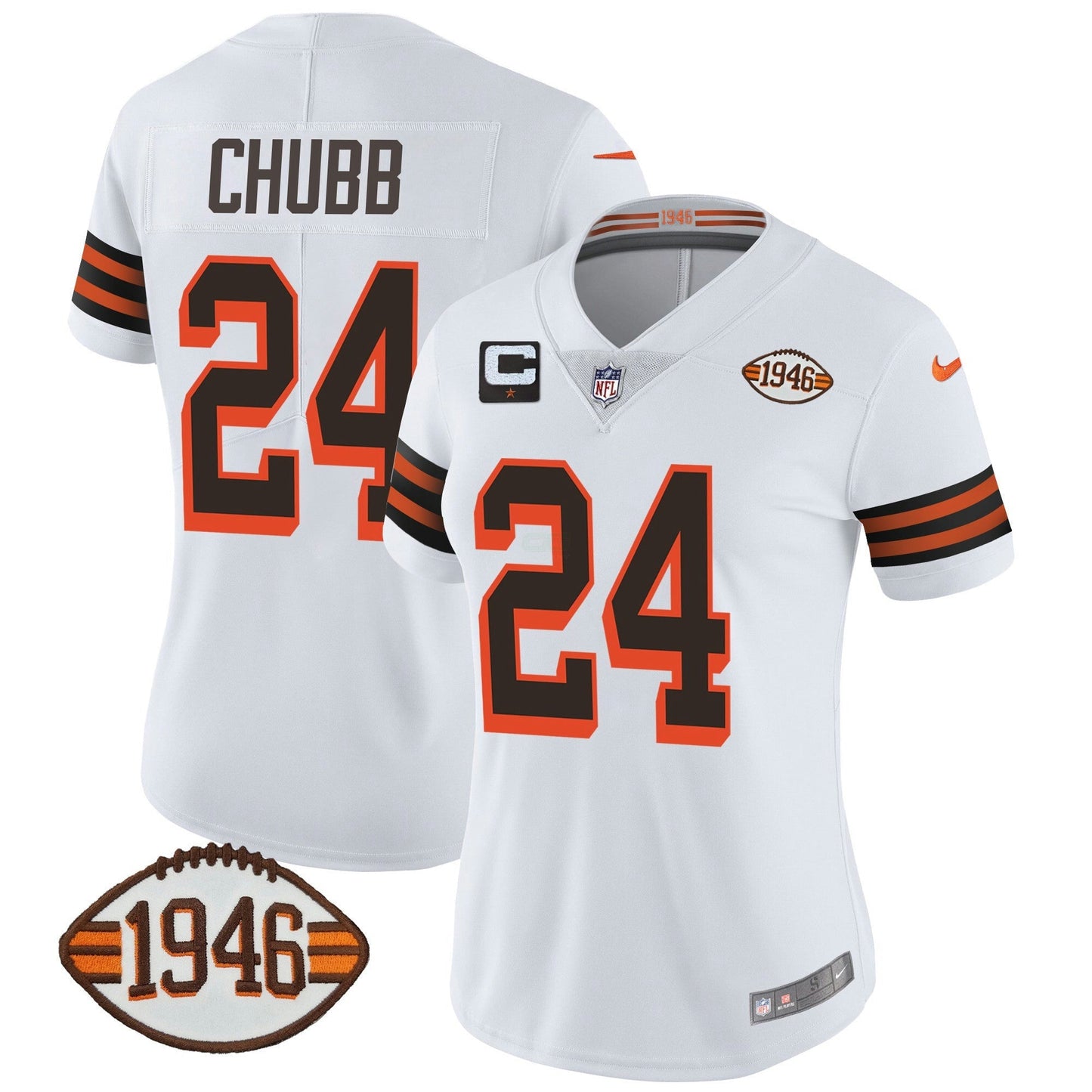 Camisa NFL Women’s 1946 75th Anniversary Patch Jersey